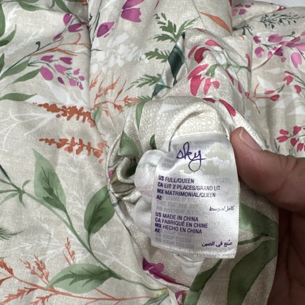 NIB $455 Sky [‎ 5 Piece Set ] Sky Autumn Posies Duvet Cover Set + Shams
